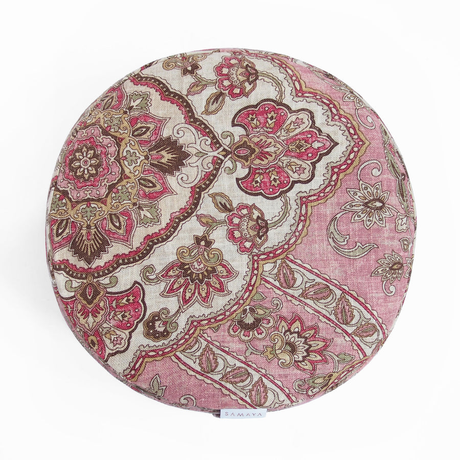 Pink Bohème Standard Round Cushion